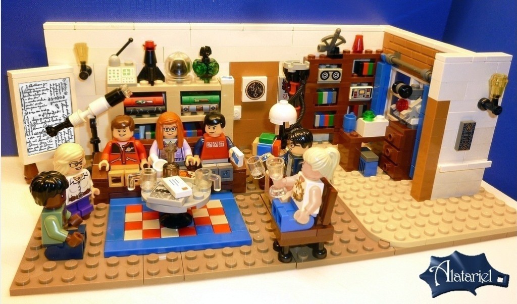 The Big Bang Theory LEGO - Salón de Sheldon y Leonard