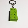 Llavero LEGO verde lima