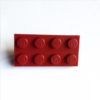 Broche original rojo oscuro de LEGOBroche original rojo oscuro de LEGO