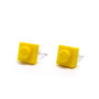 Pendientes amarillos 1x1 cuadrados