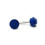 pendientes azules 1x1 redondos