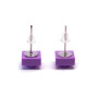 Pendientes lilas 1x1 cuadrados