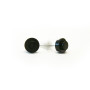 pendientes negros 1x1 redondos