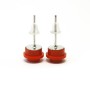 pendientes rojos 1x1 redondos