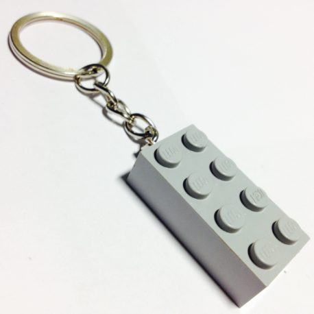 Llavero LEGO gris